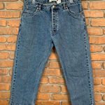 Gap  Womens Vintage Y2K Boy Fit Button Fly Cotton Denim Jeans Blue‎ Size 14 Photo 0