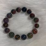 New Indian Agate Stretch Bracelet Photo 3
