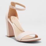 A New Day Women’s Nude Size 8.5 Strappy Heels Photo 0