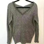 Democracy  Grey V Neck Sweater Photo 0