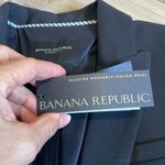 Banana Republic Classic fit Italian Wool Blend Blazer Black Womens size 2 NWT Photo 3