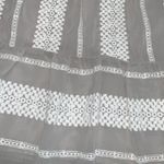 Gianni Bini  Eryn Crochet Stripe Midi Dress XS Gray and White 120$ spring boho Photo 4