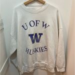 Collegiate Outfitters Women's XL Gameday Couture White Washington Huskies Sweatshirt Photo 1