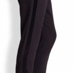 Rebecca Taylor Side Stripe Black Jogger Pants Size 2 Photo 0