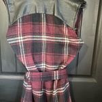 Lisa Rinna Collection Burgundy and Cream flannel vest Red Size M Photo 2