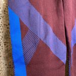 PINK - Victoria's Secret PINK Victoria’s Secret Cool & Comfy seamless maroon/royal blue leggings XS Photo 2