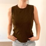Laura Ashley Vintage  Olive Green Chic Tank Top Photo 1