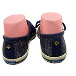 Kate Spade Keds for  Navy Blue Glitter Satin Lace-Up Sneakers WF52389 Size 6‎ Photo 2