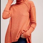 Free People we the Free Split Back Turtleneck Lightweight Sweater Size Large Photo 0