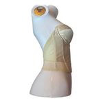 Vintage Carnival Ivory Satin Lace Underwire Corset Bustier longline Bra 32C White Size undefined Photo 3