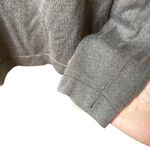 Banana Republic  Silk Cashmere V-Neck Sweater Gray M | Minimalist Quiet Luxury Photo 3