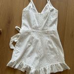 Sugar Lips  Ivory Lace Romper Photo 3
