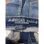 American Eagle Outfitters Floral Embroidered High Rise Denim Cut Off Shorts 12 Photo 2