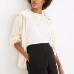 Madewell Airyterry Stitched-Pocket Sweatshorts In Black Size Small Photo 1