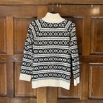 MOUNT HEKLA Womens Size XS Cardigan Sweater Zip Up 100% Icelandic Wool Black Photo 1