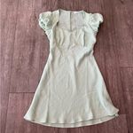 All in Favor  Light Green Backless Dress Photo 3