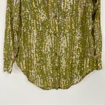 Anthropologie Pilcro Leilani Printed Buttondown Shirt Light Green Size XS Photo 1