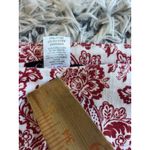 Chadwick's  Women's Size 12 Red&White Stretch Pull On Pencil Skirt W/Split In Back Photo 3