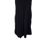 Vera Wang Simply Vera  Casual Sleeveless Drop Waist Midi Dress Black Size Medium Photo 3