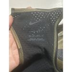 Nike Women's Dri-Fit Sports Bra High-Neck Green Camo Swoosh Logo XS Photo 5