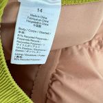 J.Crew  Ribbed Squareneck One-Piece Swimsuit Textured‎ Green Size 14 Photo 9