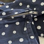 U.S. Polo Assn. Low Rise Skinny Ankle Jeans Polka Dot Navy White 1/2 Photo 4