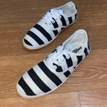 Charlotte Russe  striped sneakers black and white Photo 0
