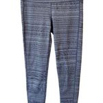 Athleta High Rise Jacquard Chaturanga Pull On Leggings Gray Women's Size Small Photo 0