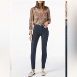 frame denim Le One Skinny Keller Dark Blue Ankle length Jeans size 29 or 2 Photo 1