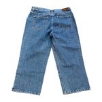 Ralph Lauren Lauren High Rise Wide Leg Capri Jeans Blue Size 10 Photo 1