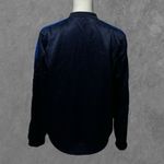 Puma | Navy Blue Stripe Track Long Sleeve Full Zip Athletic Jacket Size L Photo 2