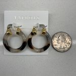 Talbots NWT  Tortoise Hoop Earrings Photo 4