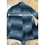 Eileen Fisher Black Ash Mohair Wool Ombre Long Shaped Cardigan size m Photo 2
