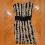 Trina Turk  Womens Jewel Tone Metallic Silk Sheath Cocktail Dress Photo 2