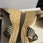 On 34th Women's Nihari Knot Wedge Sandals nwt Black Size 9 Photo 7