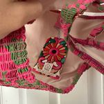 Farm Rio  smocked bikini bathing suit high rise push-up seasheel small new Photo 5