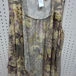 LOGO By Lori Goldstein  Floral Print Sleeveless Vest Cardigan Women XL Photo 1