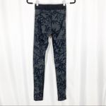 The Upside Guru Bamboo Print Performance Leggings: Black/Grey Size 4 Photo 4