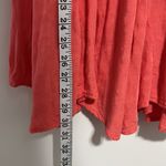 Free People  Lace Trimmed Skater Tank Dress Coral Orange Boho Size XS Photo 8