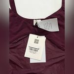 NWT Helsa Sheer Knit Curve Maxi Dress in Merlot, size S Purple Photo 3