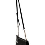 INC international concepts black leather chain strap crossbody handbags Photo 1