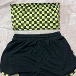 black and yellow short set Photo 3