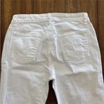 Eileen Fisher White Denim Straight Leg Low Rise Jeans, Size 4 (US) Photo 3