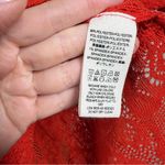 Free People Free‎ People Orange Red Floral Eyelet Not Cold In This Top Photo 6