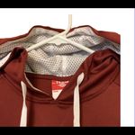36.5 NWOT Team  Maroon/White Lightweight Hoodie Sz L Photo 1