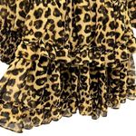 MISA Los Angeles Katia Leopard Print Ruffle Long Sleeve Mini Dress Size XS. NEW Photo 8