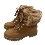New, Sun + Stone Womens Orlaa Ankle Round Toe Winter & Snow Boots Tan Size 6 Photo 2