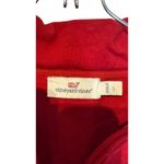 Vineyard Vines Vineyards Vines Women's Sweatshirt 1/4 Zip Long Sleeve Pullover Cotton Red Large Photo 4