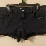 PINK - Victoria's Secret VS PINK Victoria’s Secret Black Cutoff Jean Shorts Denim‎ Size 10 Photo 0