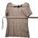 EXPRESS  Lace Top Large Floral Sheer Cover Up Feminine Resortwear Travel Vacation Photo 11